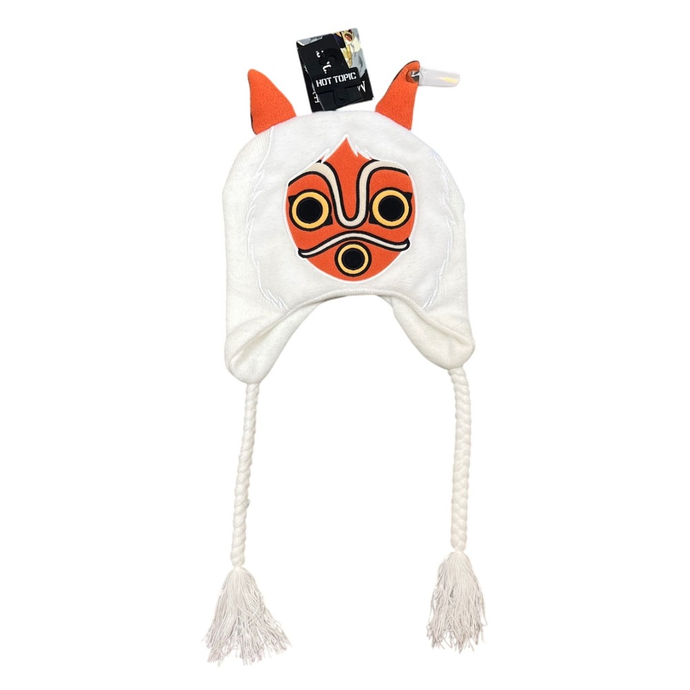 Studio Ghibli Her Universe Princess Mononoke San Mask Tassel Beanie Hot Topic